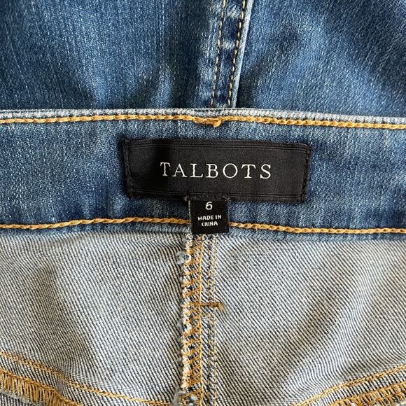 Talbots Blue Knee-Length Pencil Skirt - Picture 5 of 6